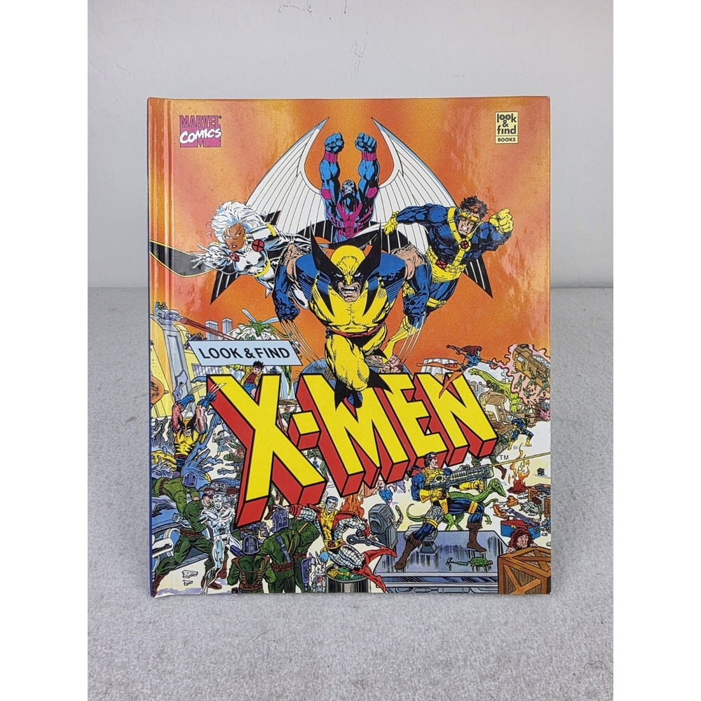 Vintage Look & Find Books Marvel Comics Look And Find X-MEN 1992